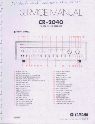 Yamaha CR-2040  Yamaha CR CR-2040 CR-2040.pdf