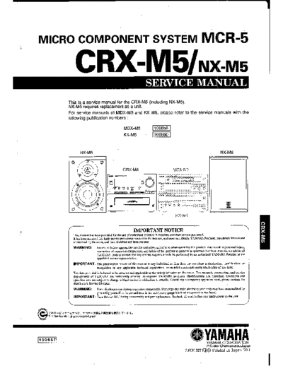 Yamaha CRX-M5  Yamaha CRX CRX-M5 CRX-M5.pdf