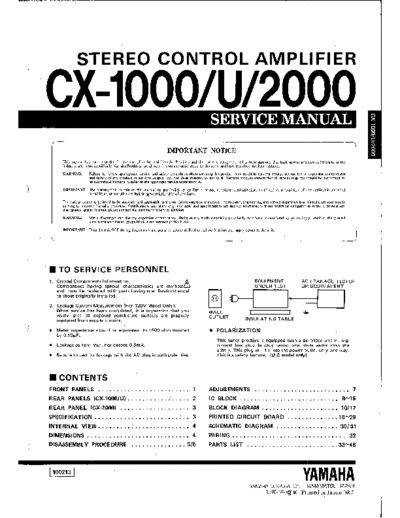 Yamaha CX-1000  Yamaha CX CX-1000 CX-1000.pdf