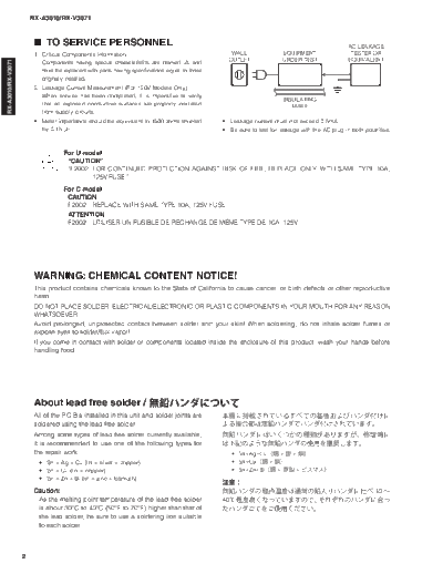 Yamaha RXA3010 SERVICE  Yamaha RX RX-A3010 & V3071 RXA3010_SERVICE.pdf