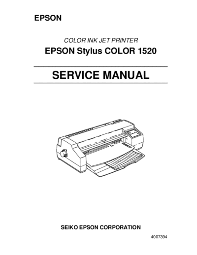 epson Stylus Color 1520  epson printer St 1520 Stylus Color 1520.rar