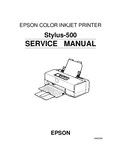 epson Stylus 500  epson printer St 500 Stylus 500.rar