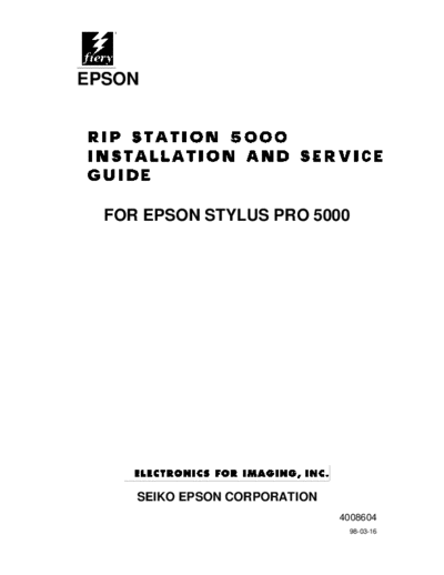 epson Stylus Pro 5000  epson printer St Pro 5000 Stylus Pro 5000.rar