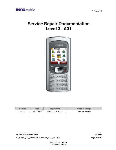 siemens BENQ A31 2  siemens Mobile Phone BENQ A31 BENQ A31 2.pdf