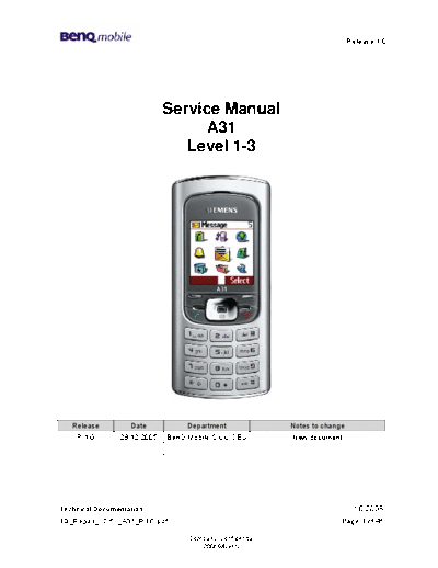 siemens BENQ A31 1  siemens Mobile Phone BENQ A31 BENQ A31 1.pdf