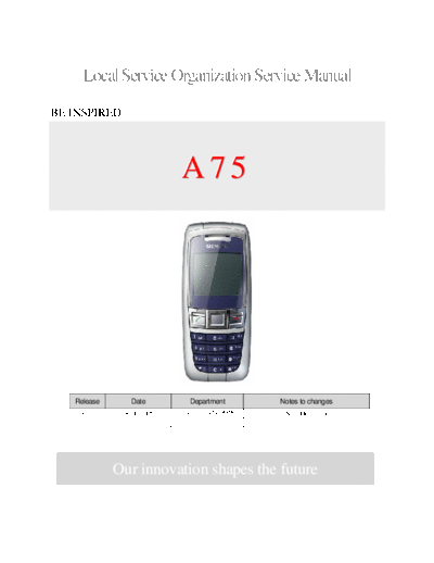 siemens A70, A75 6  siemens Mobile Phone SIEMENS A70, A75 SIEMENS A70, A75 6.pdf