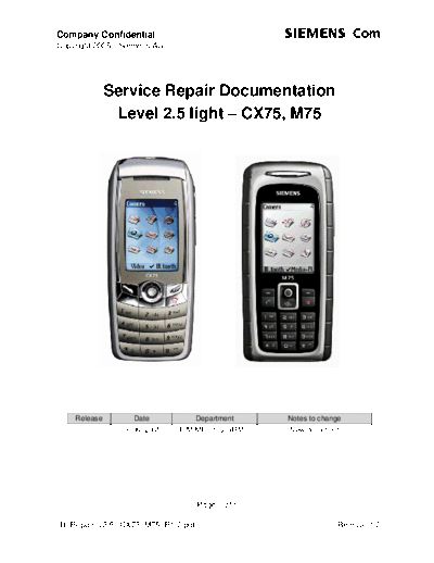 siemens CX75, M75 4  siemens Mobile Phone SIEMENS CX75, M75 SIEMENS CX75, M75 4.pdf