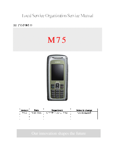 siemens CX75, M75 6  siemens Mobile Phone SIEMENS CX75, M75 SIEMENS CX75, M75 6.pdf