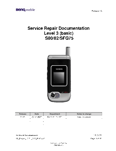 siemens TD Repair L2,5L SFG75 S80 R1.0  siemens Mobile Phone SIEMENS SFG75_S80 TD_Repair_L2,5L_SFG75_S80_R1.0.pdf