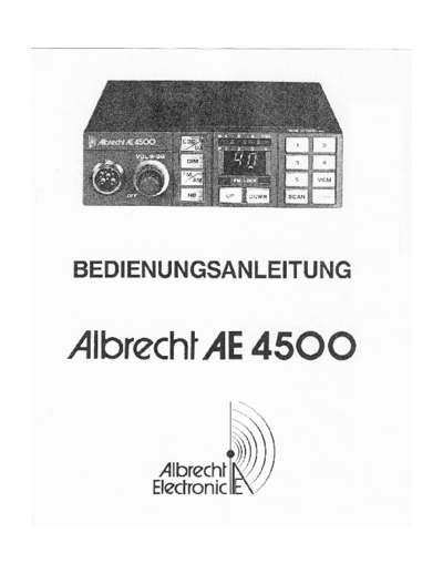 ALBRECHT AE 4500  ALBRECHT AE 4500.rar