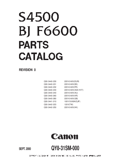 CANON s4500pc  CANON Printer s4500 s4500pc.rar