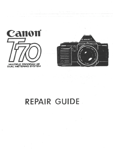 CANON T70  CANON Camera CANON_T70 CANON T70.pdf