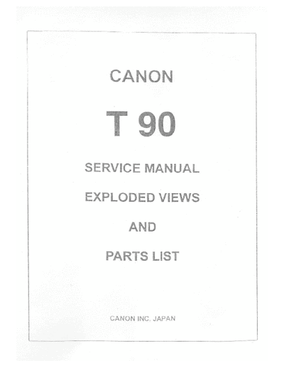 CANON T90  CANON Camera CANON_T90 CANON T90.pdf