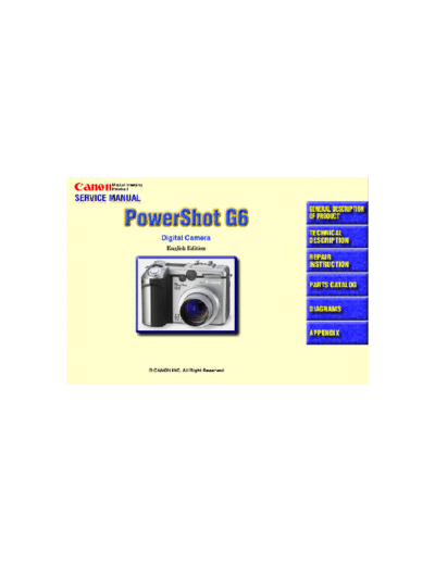 CANON POWERSHOT G6  CANON Camera CANON_POWERSHOT_G6.rar