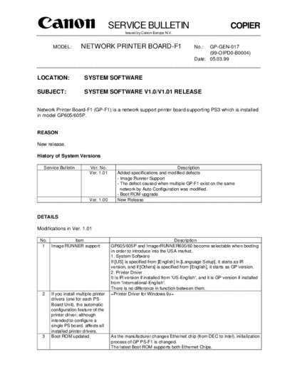 CANON gpgen-17  CANON Copiers GP 405 ServBull ServBullGP405 gpgen-17.pdf