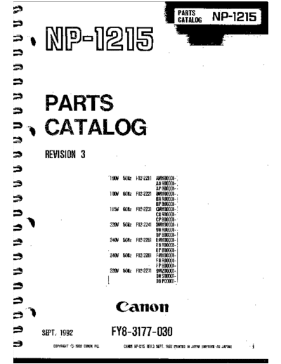 CANON NP1215 PL  CANON Copiers NP1215 NP1215_PL.pdf