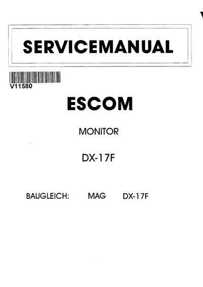 MAG DX-17F  MAG Monitor Mag DX-17F.rar