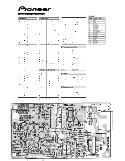 . Various vwr1352 Pioneer  . Various DVD Power Supply Schematics vwr1352_Pioneer.rar