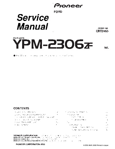 Ford YPM-2306  Ford Car Audio YPM-2306.pdf