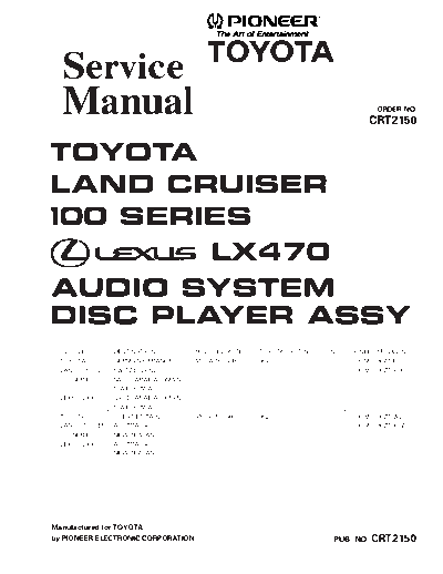 Lexus CDX-M8086 CDX-MM8186 LX470  Lexus Car Audio CDX-M8086_CDX-MM8186_LX470.pdf