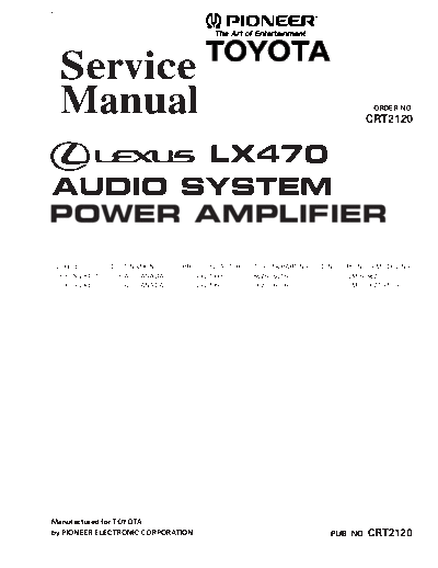 Lexus GM-8086 LX470  Lexus Car Audio GM-8086_LX470.pdf