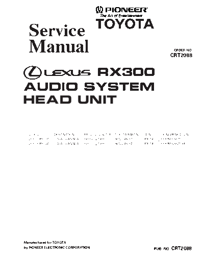 Lexus KEX-M9086 RX300  Lexus Car Audio KEX-M9086_RX300.pdf