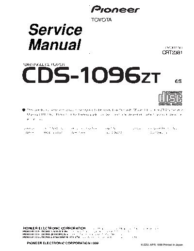 Toyota CDS-1096  Toyota Car Audio CDS-1096.pdf