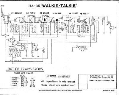 Lafayette ha85 sch gif  . Rare and Ancient Equipment Lafayette lafayette_ha85_sch_gif.zip