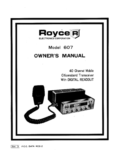 royce 607 owners man pcb pdf  . Rare and Ancient Equipment royce royce_607_owners_man_pcb_pdf.zip