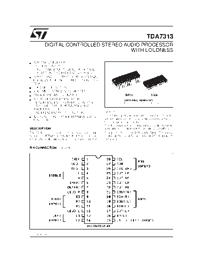 MYSTERY TDA7313  . Rare and Ancient Equipment MYSTERY Car Audio Mystery MMD574 TDA7313.pdf