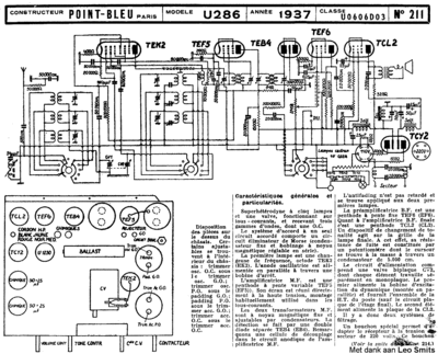 POINT BLEU PointBleu U286  . Rare and Ancient Equipment POINT BLEU Audio U286 PointBleu_U286.zip