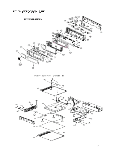 Rolsen RC 755  . Rare and Ancient Equipment Rolsen Car Audio    CD Rolsen RC755 RC 755 DRAWING RC 755.pdf