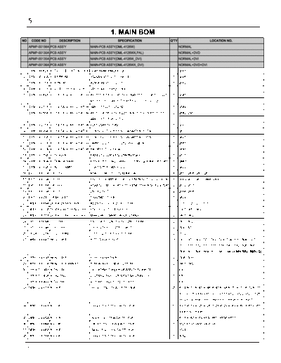 Rolsen Part list 2  01 RL-26X20  . Rare and Ancient Equipment Rolsen LCD TV   Rolsen RL26X20 Part list 2  01 RL-26X20.PDF