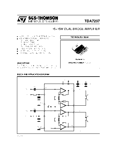 Rolsen TDA7297  . Rare and Ancient Equipment Rolsen TV   TDA7297.pdf