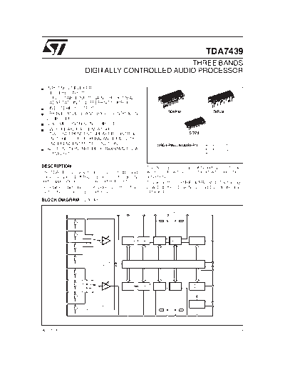 Rolsen TDA7439  . Rare and Ancient Equipment Rolsen TV   TDA7439.pdf