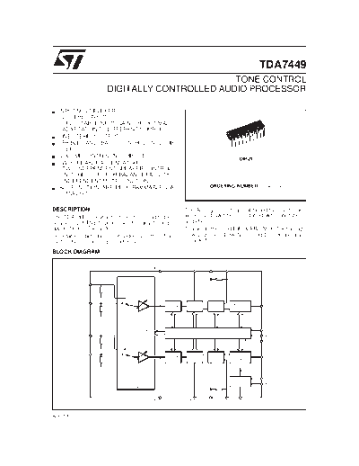 Rolsen TDA7449  . Rare and Ancient Equipment Rolsen TV   TDA7449.pdf