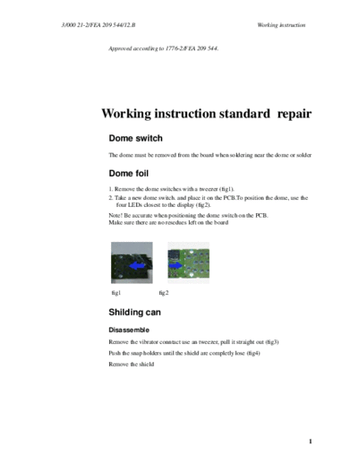 Ericsson Work Instructions  . Rare and Ancient Equipment Ericsson Mobile Phones ERICSSON T10, T18 ERICSSON T10, T18 1 Work Instructions.pdf