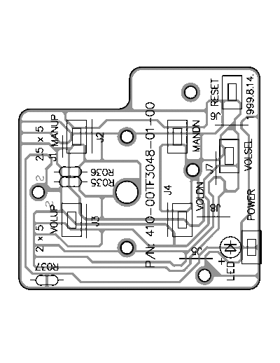 Vitek VT-3611 PANEL PCB  . Rare and Ancient Equipment Vitek Car Audio Vitek VT-3611 VITEK VT-3611_PANEL PCB.pdf