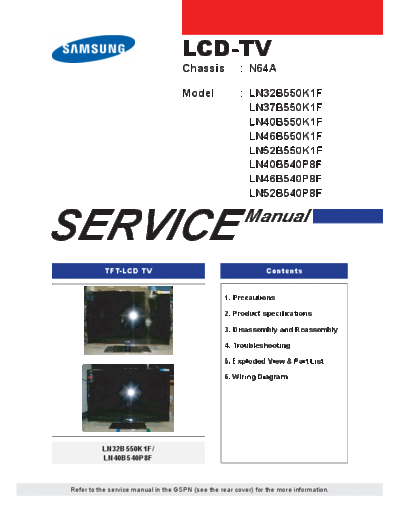 Samsung ln32b550k1f ln37b550k1f ln40b550k1f ln46b550k1f ln52b550k1f ln40b540p8f ln46b540p8f ln52b540p8f chas  Samsung LCD TV N64A chassis samsung_ln32b550k1f_ln37b550k1f_ln40b550k1f_ln46b550k1f_ln52b550k1f_ln40b540p8f_ln46b540p8f_ln52b540p8f_chassis_n64a.zip
