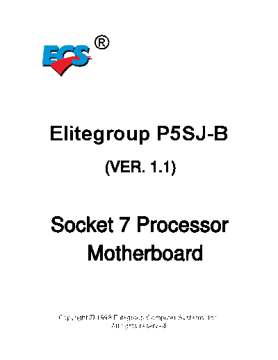 Elitegroup P5SJ-B  Elitegroup Elitegroup P5SJ-B.pdf