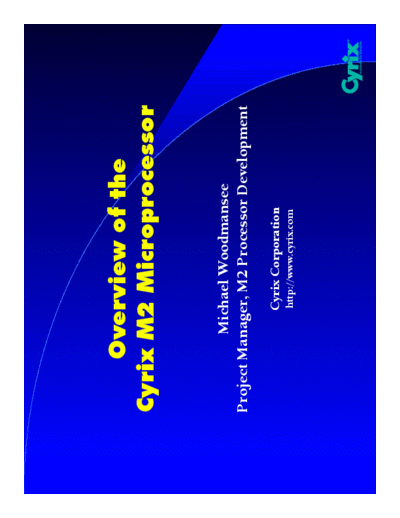 cyrix M II  cyrix Cyrix M II.PDF