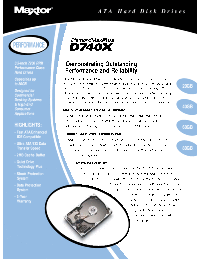 maxtor D740X-6L II  maxtor Maxtor D740X-6L II.PDF