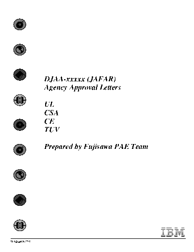 IBM Deskstar (DJAA) Agency Approval Letter  IBM Deskstar (DJAA) Agency Approval Letter.pdf