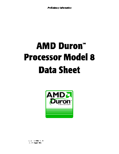 AMD Duron  AMD AMD Duron.PDF