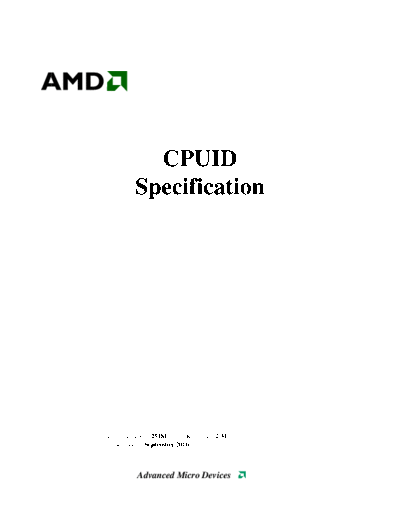 AMD CPUID Specification  AMD CPUID Specification.pdf