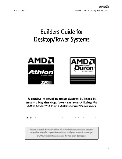 AMD Builders Guide for Desktop and Tower Systems  AMD Builders Guide for Desktop and Tower Systems.pdf