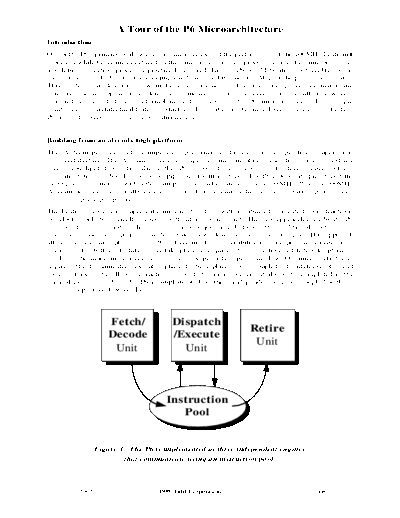 Intel A Tour of the P6 MicroArchitecture  Intel A Tour of the P6 MicroArchitecture.PDF
