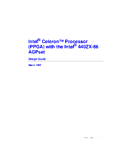 Intel (R) Celeron(R) Processor (PPGA) with the  (R) 440ZX-66 AGPset  Intel Intel(R) Celeron(R) Processor (PPGA) with the Intel(R) 440ZX-66 AGPset.pdf