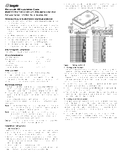 seagate Barracuda 180 Installation gude  seagate Seagate Barracuda 180 Installation gude.PDF