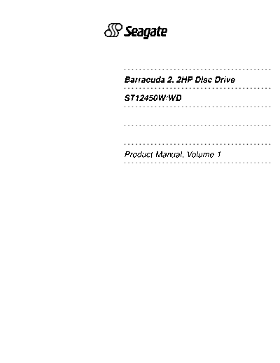 seagate Barracuda 2, 2HP II  seagate Seagate Barracuda 2, 2HP II.PDF